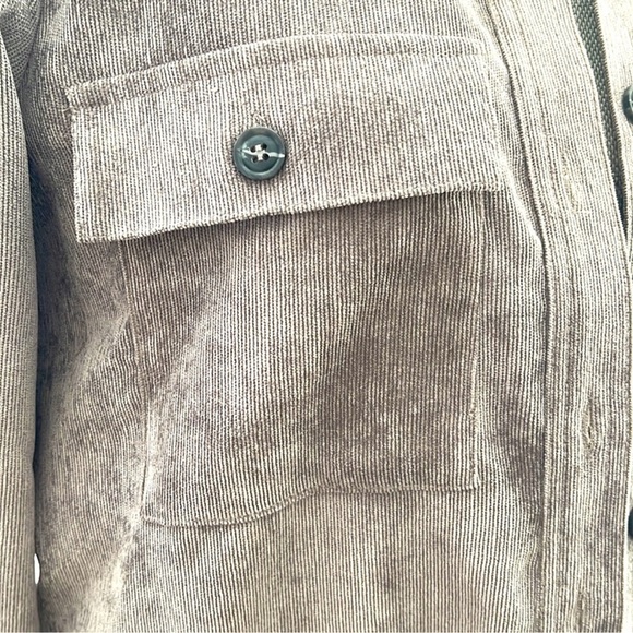 Stone Washed Contrast Aztec Shacket - Picture 6 of 7